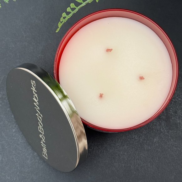 BBW Japanese Cherry Blossom Bath & Body Works 3 Wick Candle - Picture 6 of 10